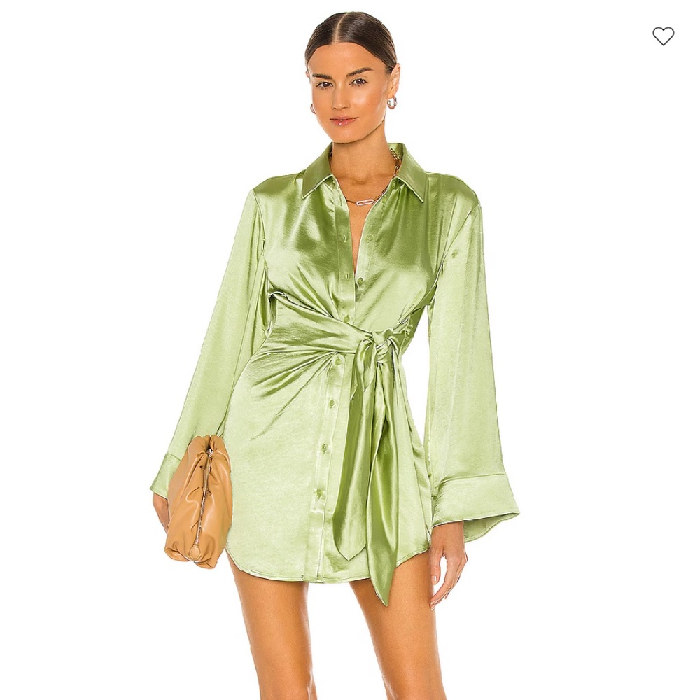 Song of Style Marta Dress in Pistachio Green